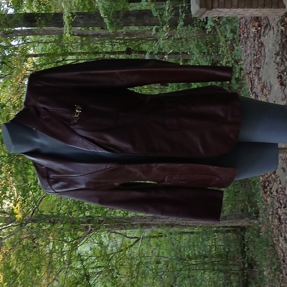 Etienne Aigner leather blazer - Picture 4 of 13
